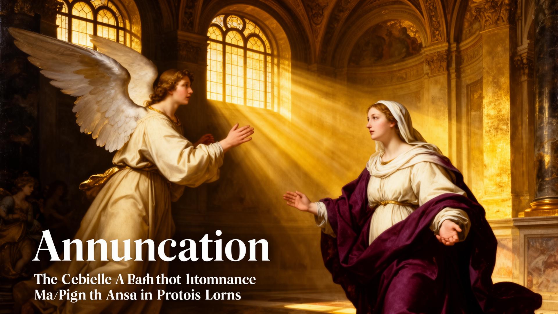 The Annunciation of the Blessed Virgin Mary